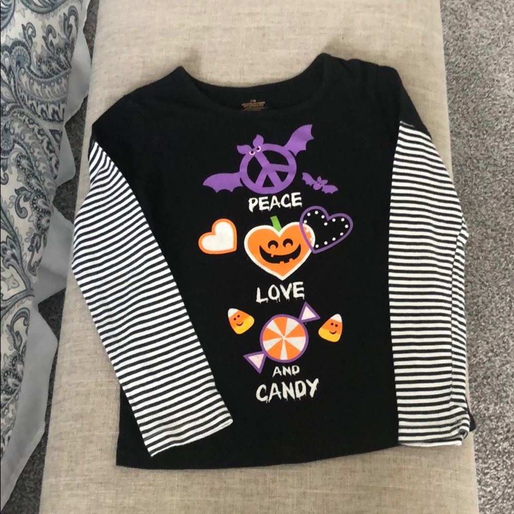 Girls Halloween long sleeve shirt size 7/8